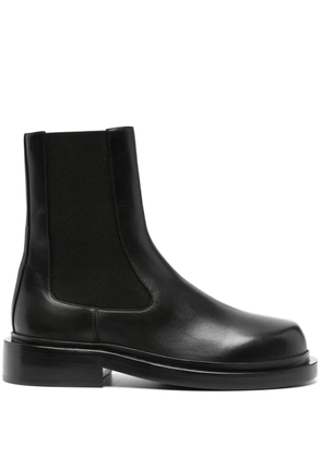 Jil Sander leather boots - Black