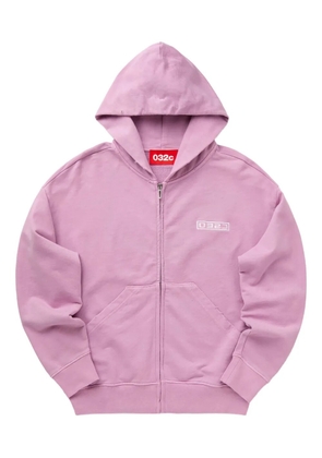 032c zip-front hoodie - Pink