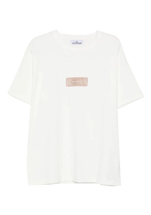 Stone Island logo-print T-shirt - White