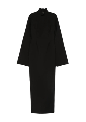 Solace London Josefine long-sleeve maxi dress - Black