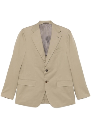 Caruso single-breasted blazer - Neutrals