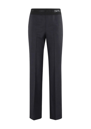 Erika Cavallini textured-weave tailored trousers - Blue