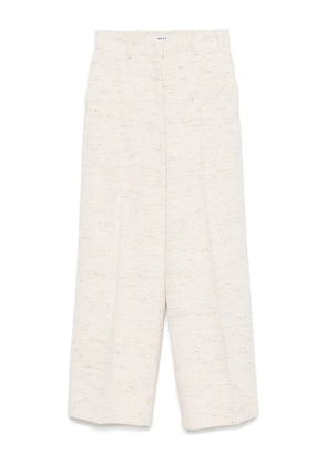 MSGM mélange trousers - Neutrals