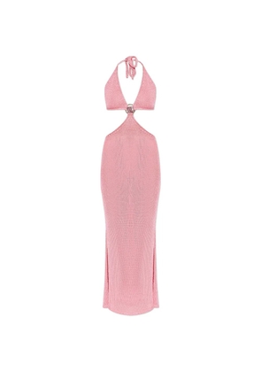 PARAMIDONNA ring halterneck dress - Pink