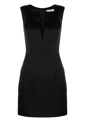 V:PM ATELIER Delora V-neck minidress - Black