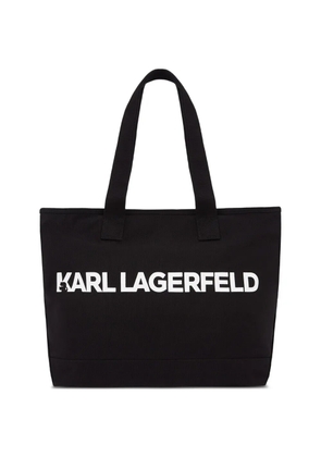 Karl Lagerfeld logo-detail tote bag - Black