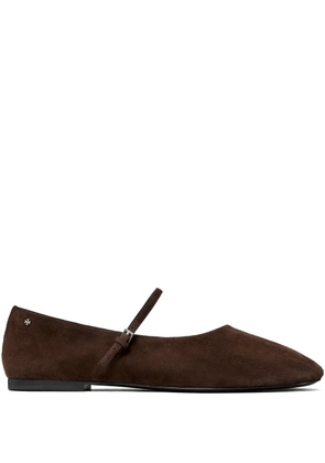 Tory Burch suede ballet flats - Brown