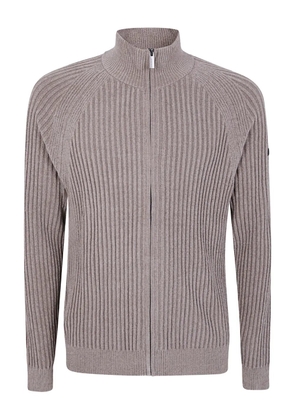 RRD Rave ribbed zip-up cardigan - Neutrals