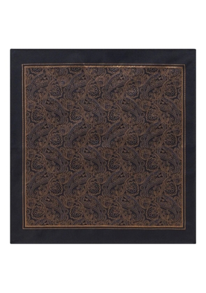 ETRO paisley-pattern scarf - Black