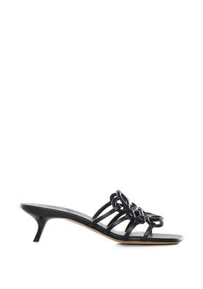 LOEWE Anagram knotted heeled sandals - Black