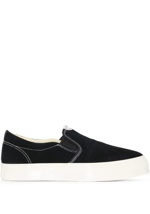 Stepney Workers Club Lister slip-on suede trainers - Black