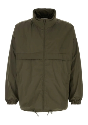 Saint Laurent high-neck windbreaker - Green