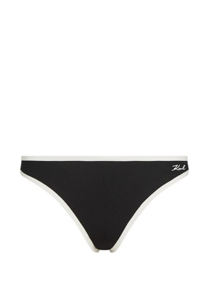 Karl Lagerfeld DNA signature trim brief - Black