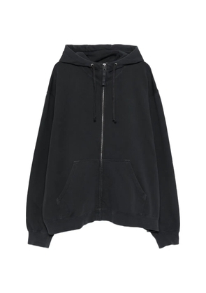 Maison Margiela zip-up hoodie - Black