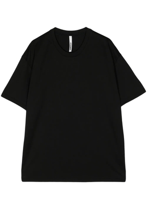 Attachment crew-neck cotton T-shirt - Black