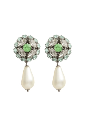 Dolce & Gabbana faux-pearl drop earrings - Silver