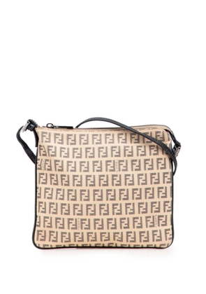 Fendi Pre-Owned 2000-2010 Zucchino Canvas crossbody bag - Brown