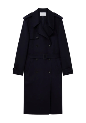 Stella McCartney double-breasted trench coat - Blue