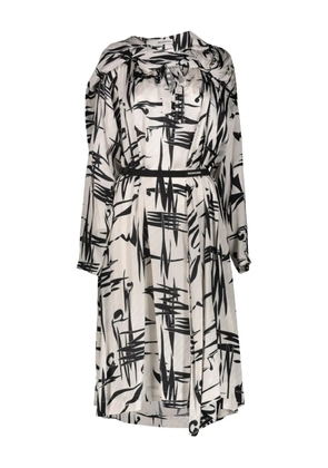 Balenciaga silk dress - White