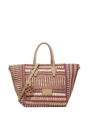 V°73 Stefanie woven tote bag - Red