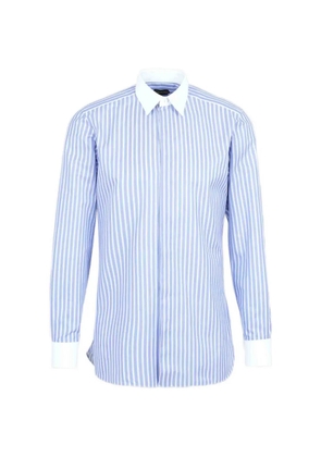 TOM FORD striped button shirt - Blue