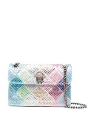 Kurt Geiger London Mini Kensington diamanté embellished shoulder bag - Blue