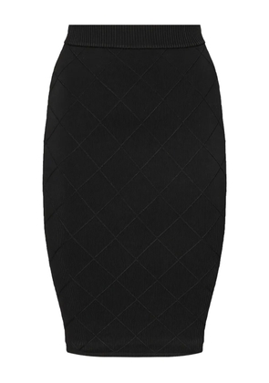 MARCIANO by GUESS diamond-pattern skirt - Black