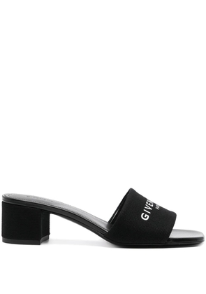 Givenchy 50mm logo-print mules - Black