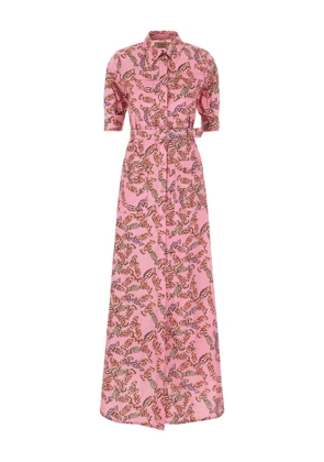 alessandro enriquez candy-print belted shirt dress - Pink