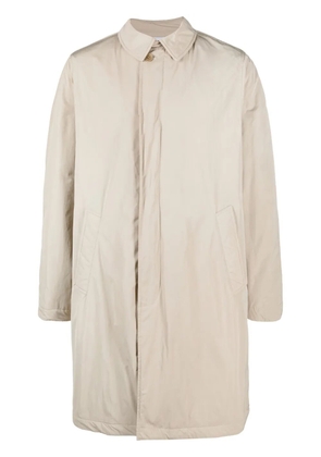 ASPESI single-breasted padded raincoat - Neutrals