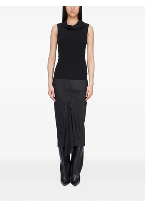 Rick Owens Temple panelled dress - Black