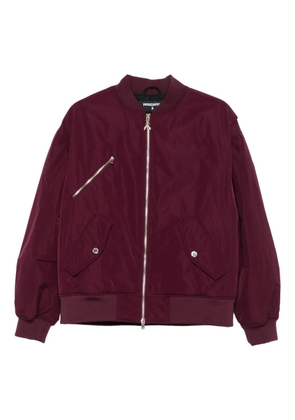 Patrizia Pepe zip-up bomber jacket - Red