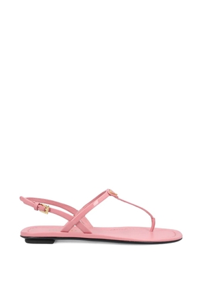 Prada appliqué strap sandals - Pink