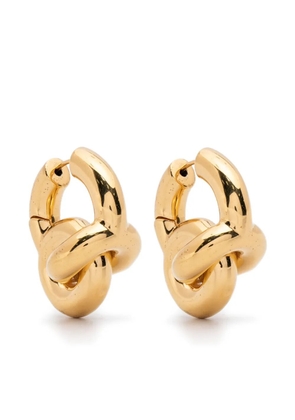 Uncommon Matters mini Knot Creoles earrings - Gold