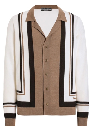 Dolce & Gabbana colourblock shirt - White