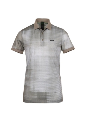 BOSS logo-detail polo shirt - Green