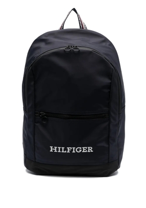 Tommy Hilfiger logo-embroidered backpack - Blue