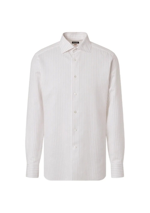 Zegna striped shirt - White