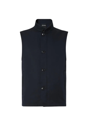Zegna button-up gilet - Blue