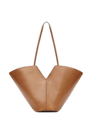 FRANCESCO BIASIA maxi Winona 4ever magnetic leather shoulder bag - Brown