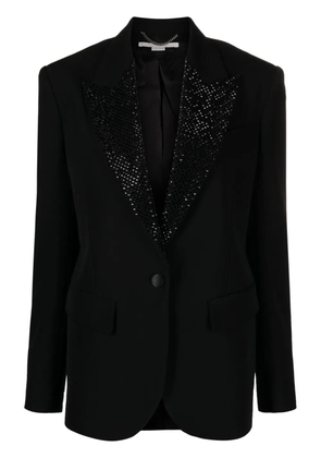 Stella McCartney Hotfix crystal-embellished blazer - Black