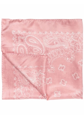 Golden Goose silk bandana scarf - Pink