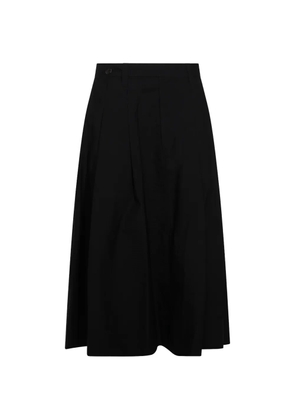 Brunello Cucinelli button flared skirt - Black