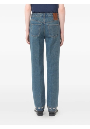 Valentino Garavani cabochon-detail jeans - Blue