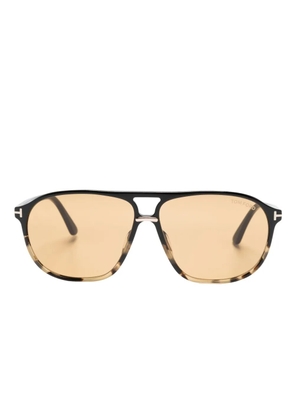 TOM FORD Eyewear pilot-frame sunglasses - Black
