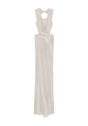 Rick Owens sleeveless cut-out maxi gown - Neutrals