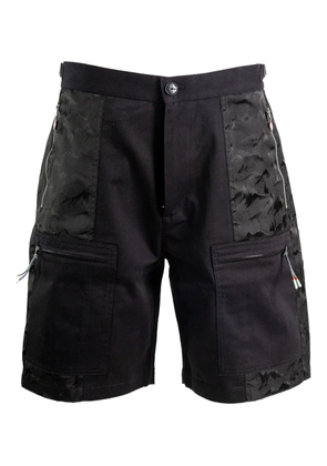 Casablanca mountain-print cargo shorts - Black