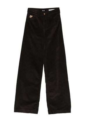 LOIS JEANS corduroy patch-pocket trousers - Brown