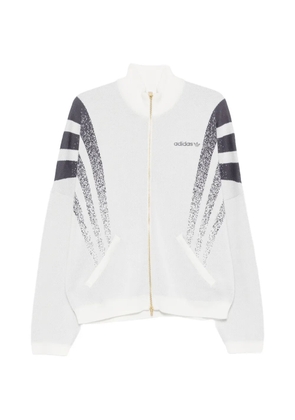 adidas Santiago zip-fastening sweater - White