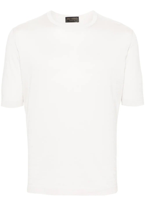Dell'oglio fine-knit cotton T-shirt - Grey